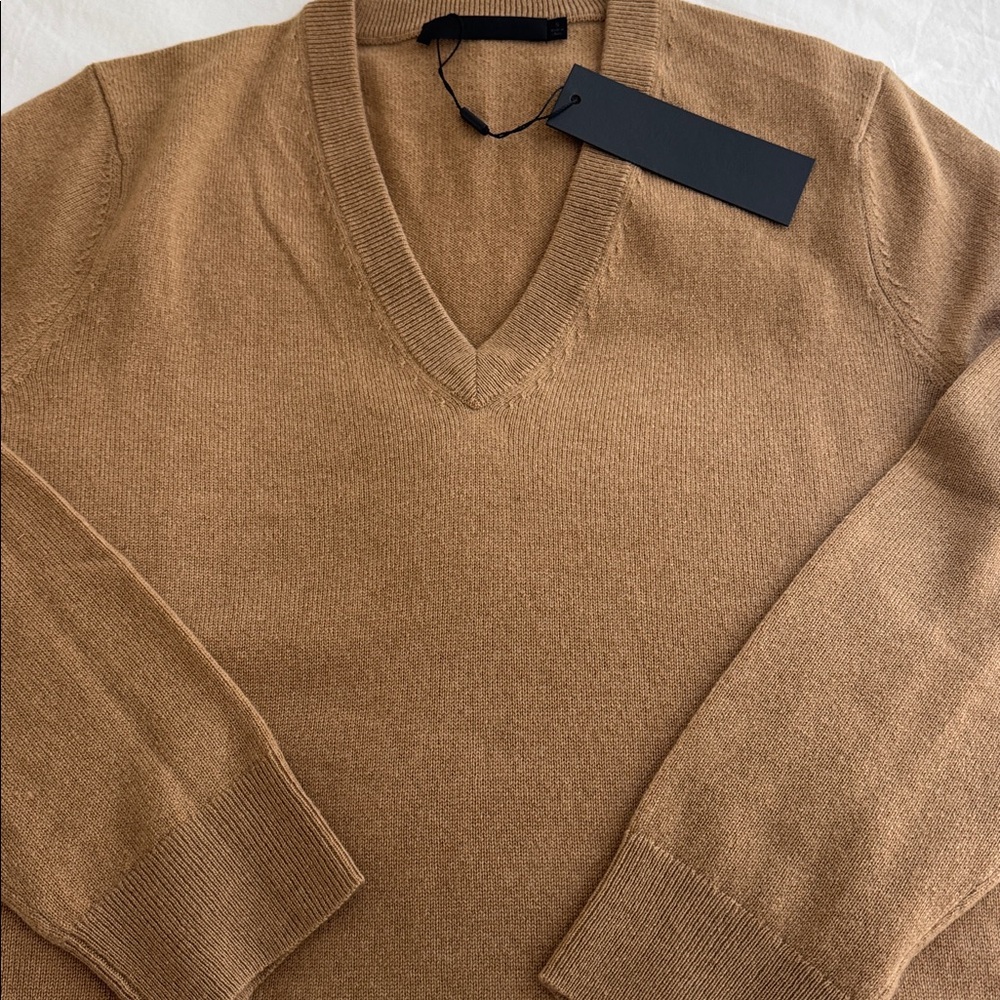 Jenni Kayne Flynn Vee Neck Camel